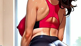 A Married, Mature Woman Has Sex in a Private Gym with Her Trainer - Uncensored Hentai - Ai