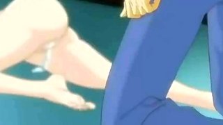 Gym MILF Is DP'd by Student and Fucked Until Creampie