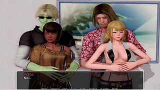 Visual hentai, hot colleges girls, bar