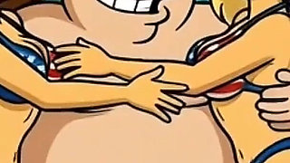 Beach Bitch 2: Pussy Full of Cum. Cartoon Simpsons Parody.