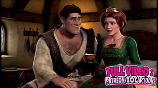 Shrek x Fiona - A Naughty Cartoon Adventure