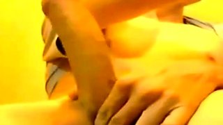 Huge Cock Twink Amateur Masturbates on Webcam