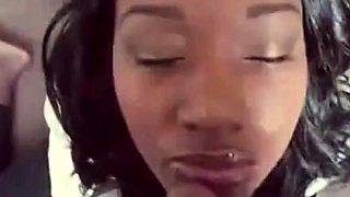 Ebony Amateur's Massive Facial