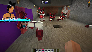 Minecraft Bedrock Girl Mobs - Lets play some Minecraft with some hot girls