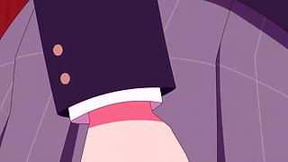 Hentai Room of Guilty Pleasure: Sexy Buxom Nerdy Student Lets Her Teacher Fuck Her In the Lecture Hall