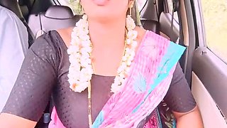 Telugu Desi Bhabi Secret Car Sex With Brother In Law - Dirty Talk & Big Natural Tits