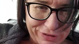 Julie Satisfies Herself in the Relaxation Room