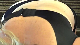 BJ on My Knees Swallow Cum Drip More to the Floor