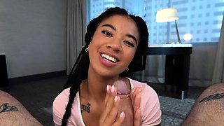 ManoJob Ameena Green Fitness Dick In Her Hands FA