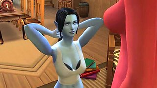 Ball Busting Animation: Aria Bal Gets Brutal BDSM Ball Busting