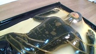 Amateur fetish BDSM action with redhead