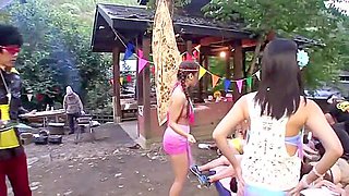 Erotic Camp Asian Outdoor Groupsex