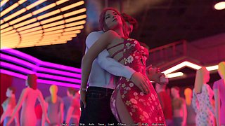 Naughty Contract #4 - Nicole and Johannes get naughty at the mall... Johannes nails Cassandra in the restroom... Lara presents Johannes with a special gift