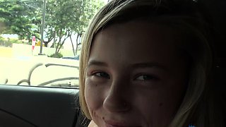 Curly Blonde Teen Records Solo Dildo Masturbation More at