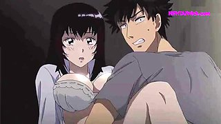 Busty Stepsister Seduces Me in Closet - Almost Caught Hentai Fuck with Big Tits and Ass