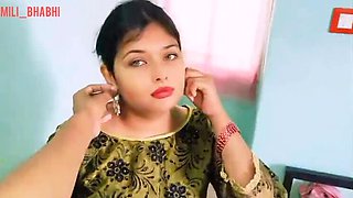 Mili Bhabi Hindi Hotel Sex with Desi Girl Tight Pussy Fuck - Clear Audio XXX