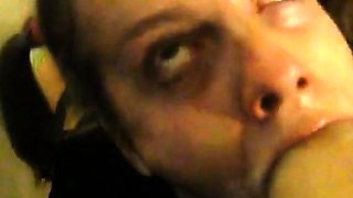 Amber Blank's Blowjob and Facial with a Pyramid Head Costume