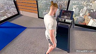 Gym Domination: Buff Guy Gets Intensely Pleasured By Hung In A Sweaty Workout Session At