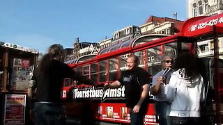 Real amsterdam prostitute swallows tourist load