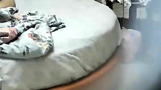Cute amateur Asian web cam girl teases her great body