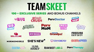 Stepdad can't resist kissing their hot stepdaughter on the lips & then cheat with her