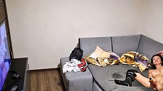 Big-Titted Milf's Wet Wild Masturbation Session