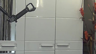 Behind the Scenes of Hairy Mature Lady Sissy Squirting Everywhere After Rough Fuck