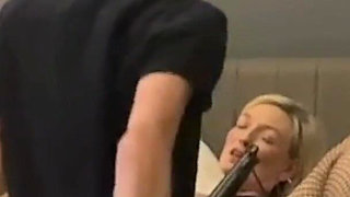 Chastity Cuck Wears Strap on to Fuck Mistress