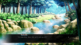 Hentai Game -  Breeding Village - Fucking The Neighbor's Tomboy Wife - MILF Visual Novel