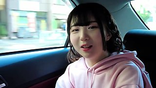 Amateur Asian teen sucks this big hard cock