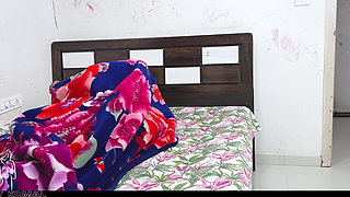 Komal's Younger Stepsister Snuck Into the Bed and Lay Down in Place of Komal