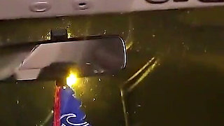 A Double Blowjob in My Friend's Car Dirty Morbid Girls