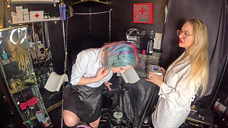 Slave Girl Is Examined on the Gynecological Chair!