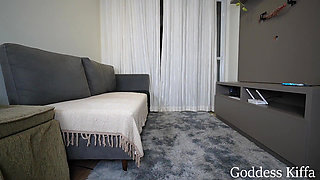 Goddess Kiffa Bonds Her Roommate and Fucks Him as a Toy - Face Stomp - Strapon - Pegging -