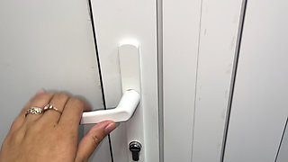 Close-up Peeing Compilation in Public Toilets! Showing Dirty Pads! POV!