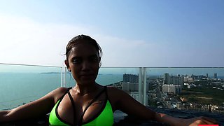 Anal penetration for my big ass Thai GF