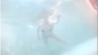 Busty Japanese Fuck Slut Is Doggystyled In Pool