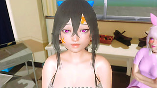 Leon breast sucking Morgona and Fuck Dophne in hospital That new teacher game