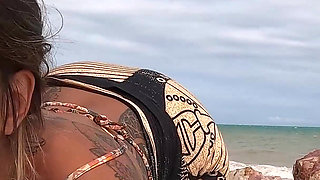 Wild Sex in with Dreadhot on the Most Paradisiacal Beach in Brazil