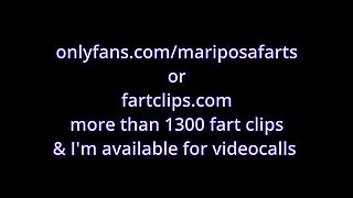 Mariposa Stinky Ass to Mouth Fart Fetish Teen Latina POV Homemade ATM
