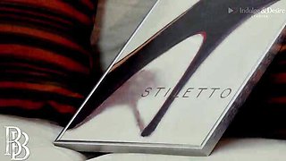 BROWN-HAIRED Simone Peach Gives a Messy Foot wank Then Gets Her Taut Cunt Demolished on the Bed