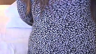 Big Boobed Blonde Masturbates With A Dildo In The Bathroom