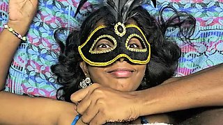 Shy Tamil Housewife First Time Blowjob Experience