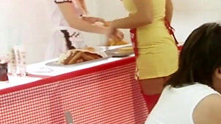 Dirty Waitresses and Messy Food Fight