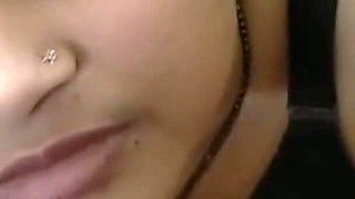 Horny Desi Curvy Girl in Pink Nighty & Black Bra - Innocent to Wild Crawling Pose Big Cleavage Tease