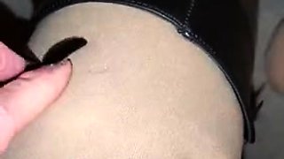 Slutty girl foot fetish with masturbation