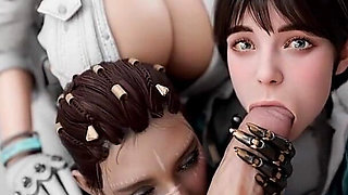 Big Breast Stepmom Teaching Her Stepdaughters How Suck Cock and Catch Warm Cumshots All on Their Faces and Breasts