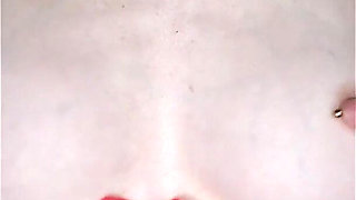 JOI Red Lingerie Seduction, Pussy Spread, Creampie Begging