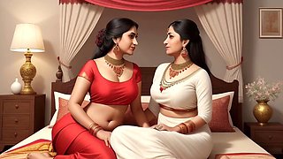 Horny anime girl Mango Bhabhi gets down for her first hentai experience