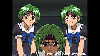 Hot Teen Anime Girl Bound and Fucked Hard by Evil Friends - Hentai Blowjob & Deep Throat